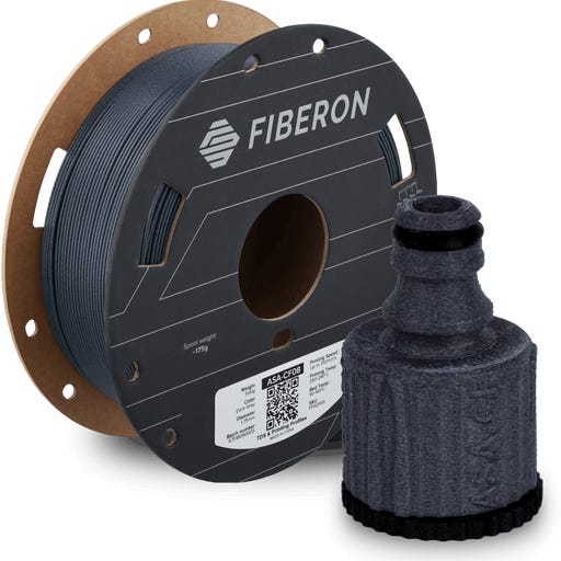 Polymaker Fiberon™ ASA-CF08 Dark Grey - 3DJake International