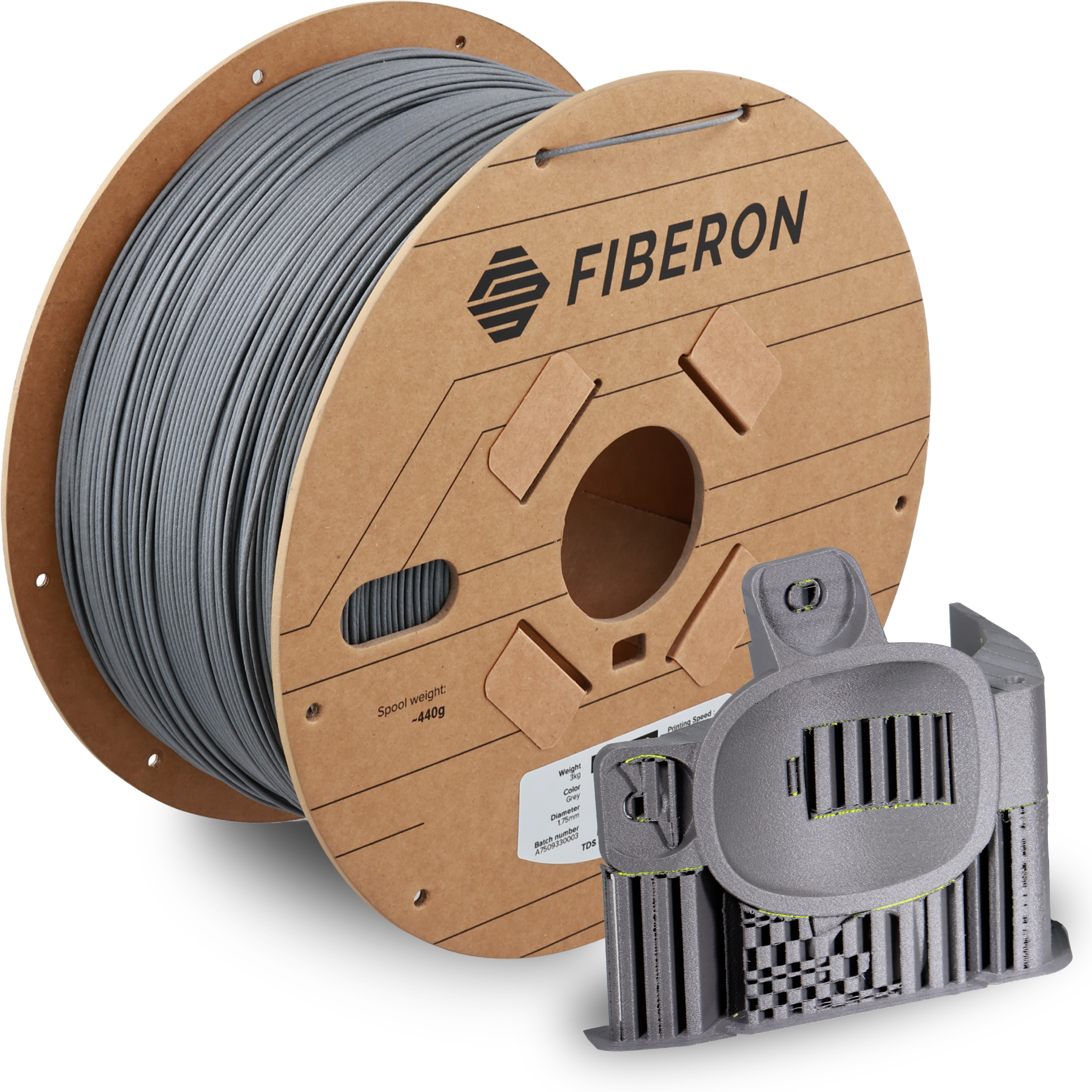 Polymaker Fiberon PPS-GF20 Filament 3kg, Grey