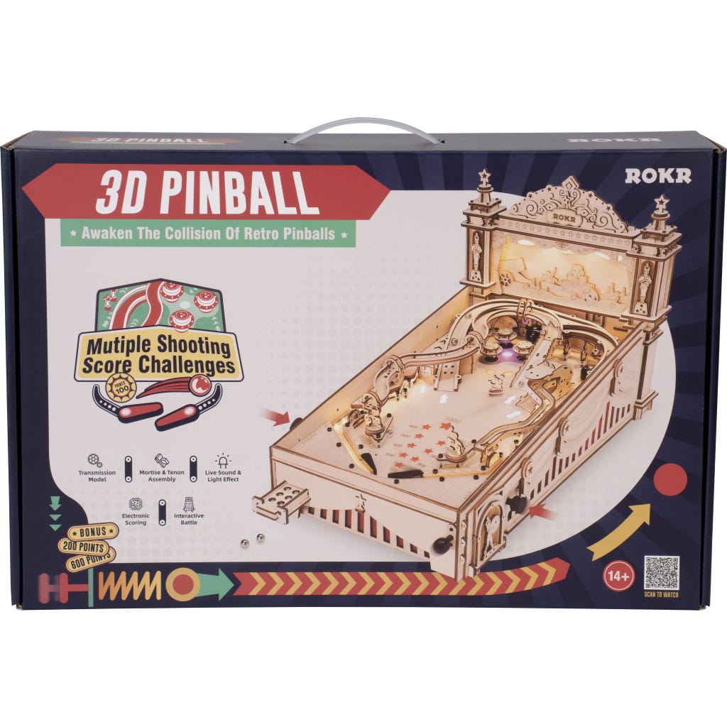 ROKR 3D Pinball Machine, 1 Set - 3DJake Deutschland
