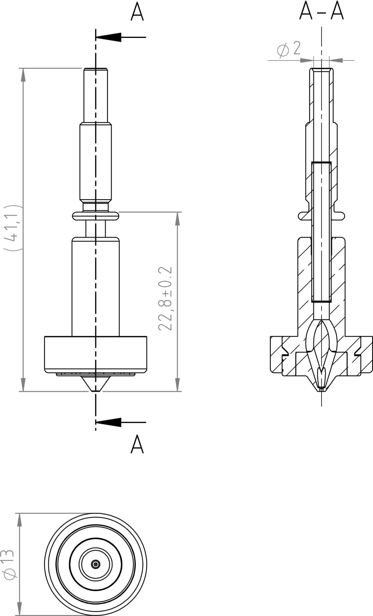 E3D Revo High Flow ObXiDian 500 Nozzles