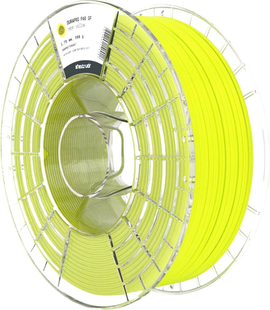 Extrudr DuraPro PA6 GF Neon Yellow - 3DJake International