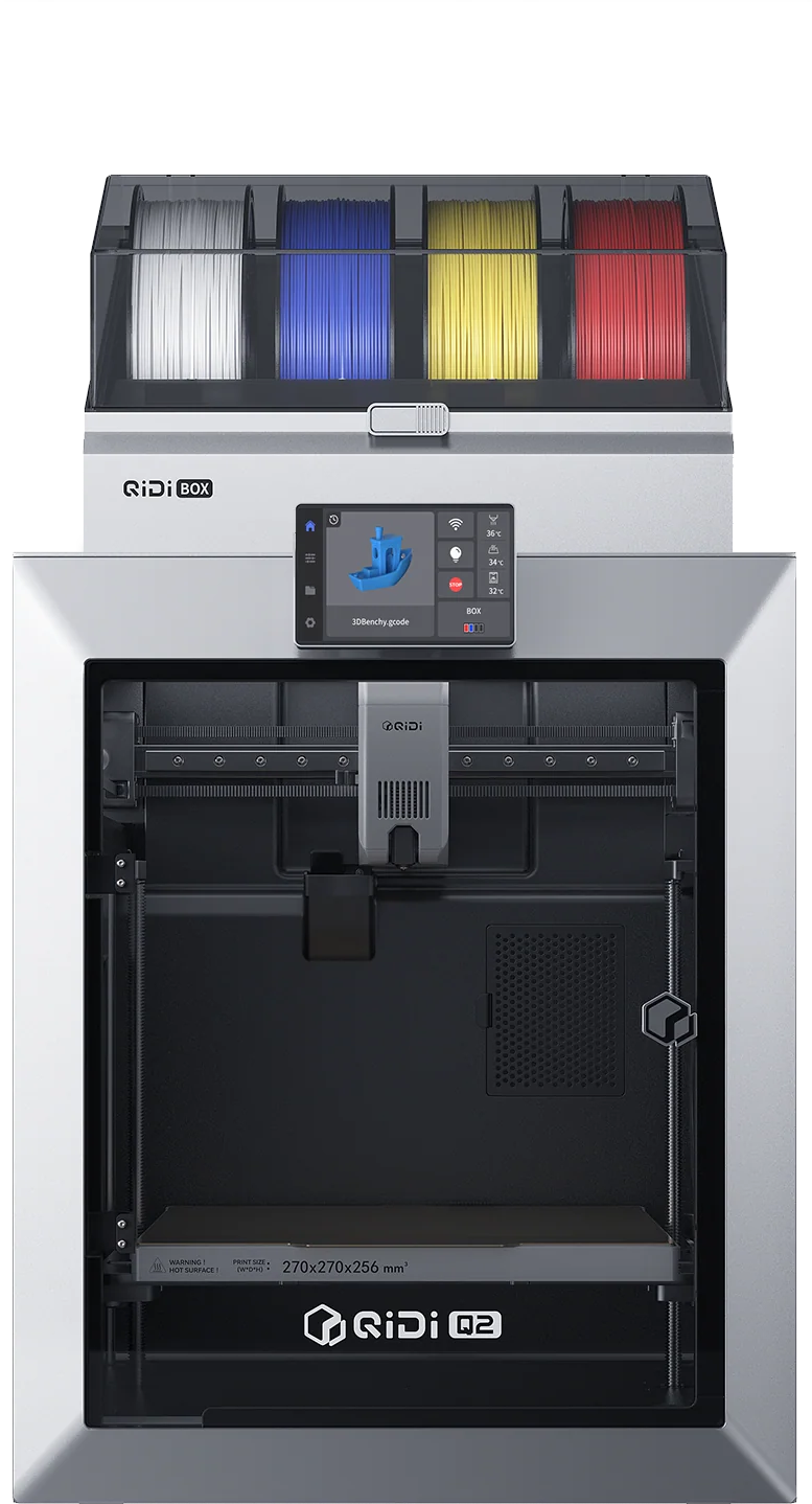 QIDI Q2 Combo 3Dプリンター 多色 QIDI Box セット QIDI Tech Q2 Combo - 3DJake International
