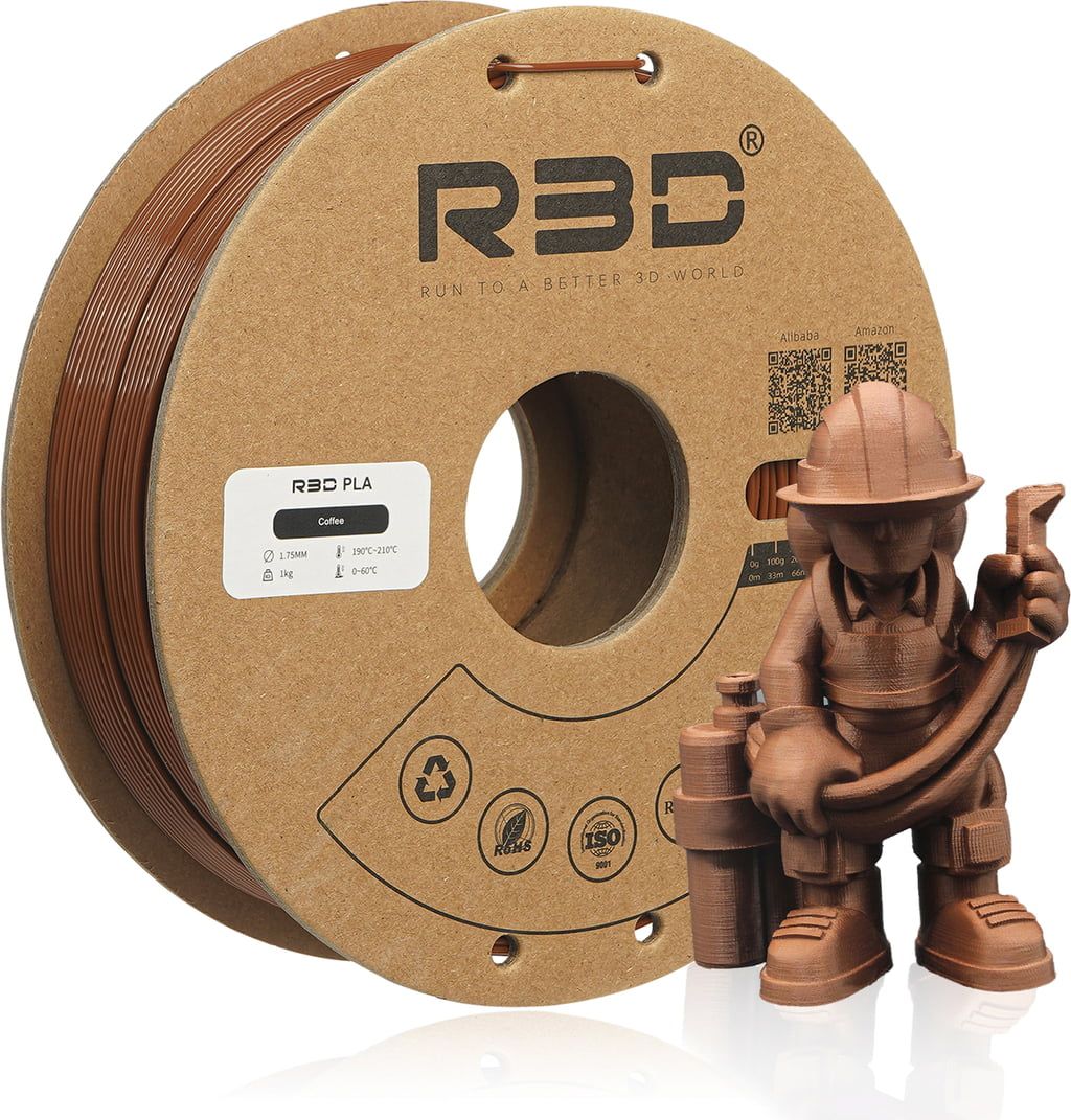 R3D PLA Coffee Color - 3DJake España